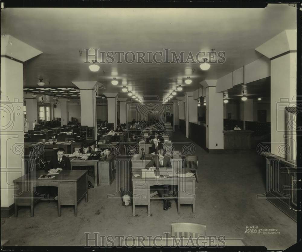 1931 Press Photo Milwaukee Journal Business Office Department - mje01219- Historic Images