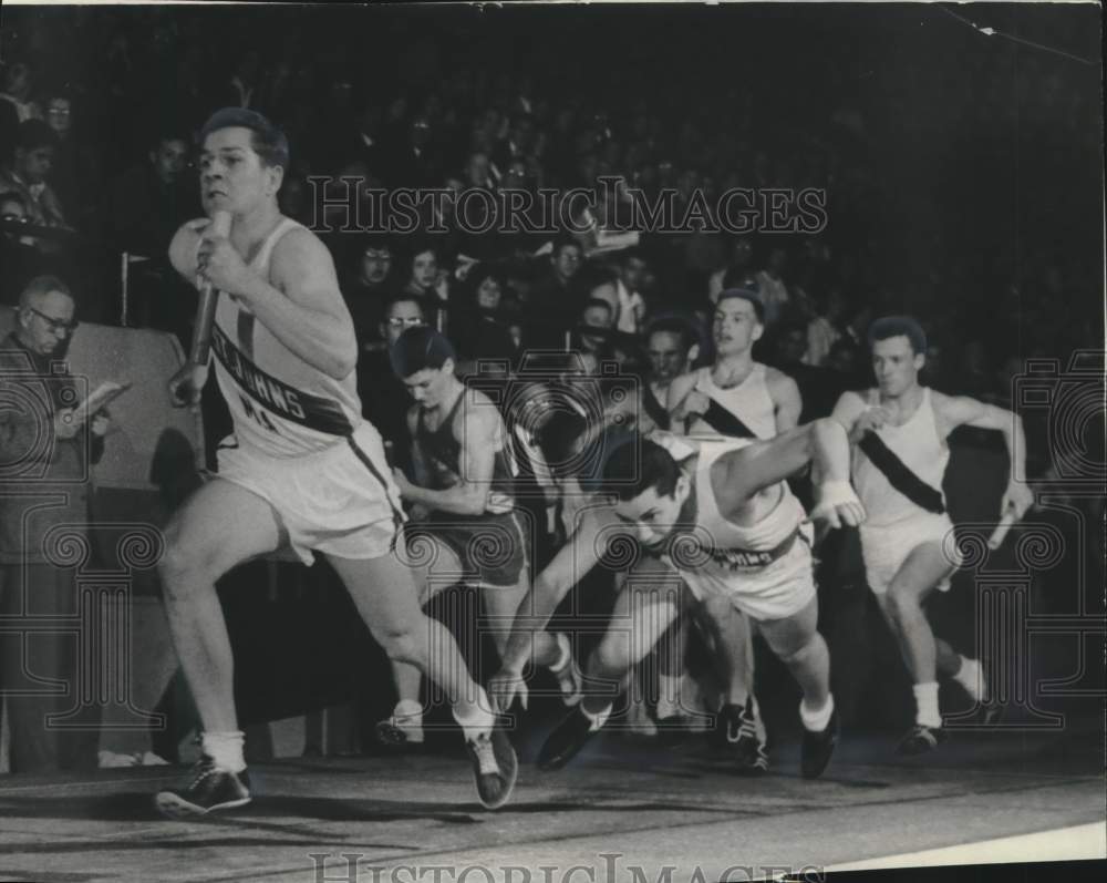 1962 Press Photo Milwaukee Journal Track Meet Games - mje01696- Historic Images