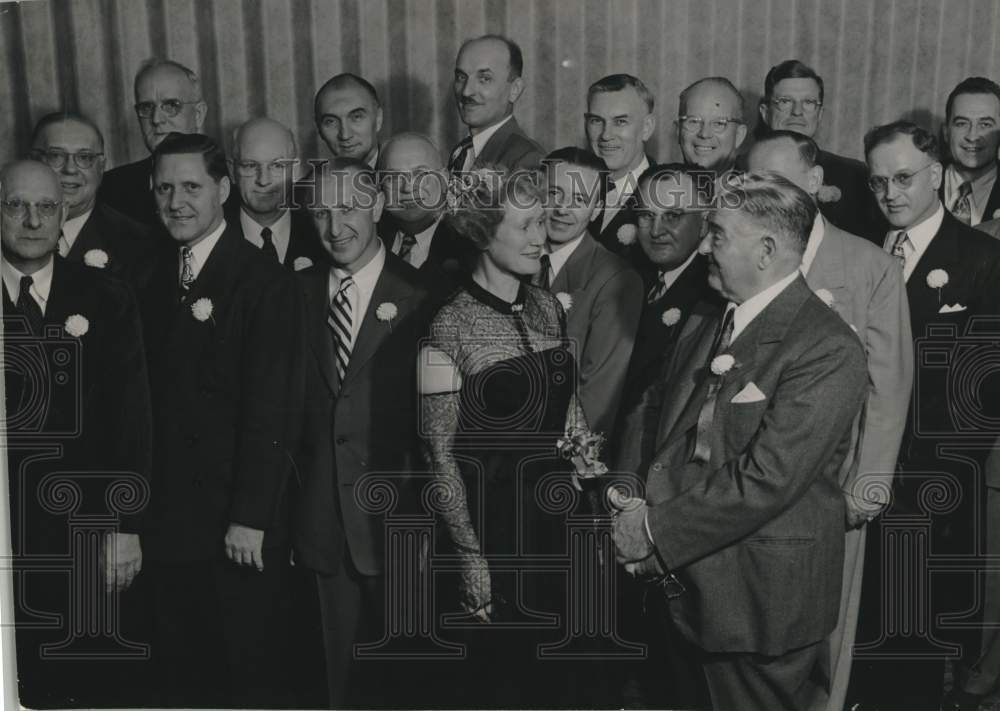 1949 Press Photo The Milwaukee Journal 25 Year Club Dinner - mje01711