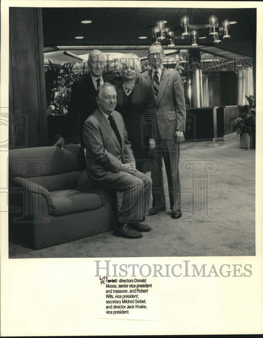 1986 Press Photo Milwaukee Journal Board of Directors - mje01802- Historic Images