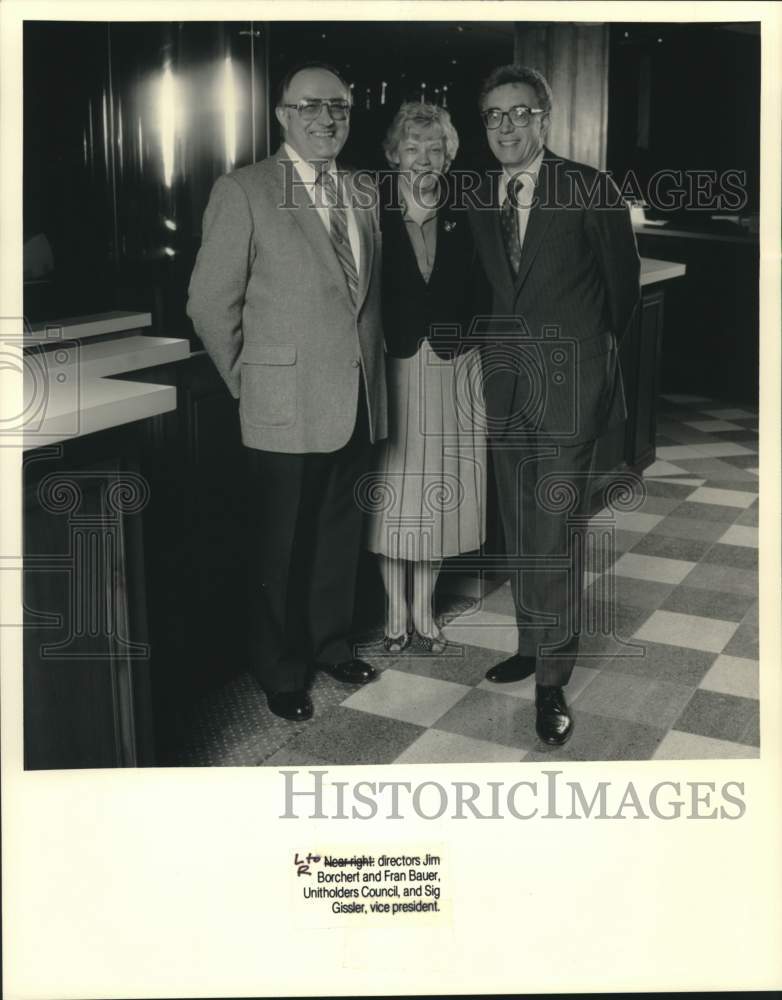 1986 Press Photo Milwaukee Journal Board of Directors - mje01808- Historic Images