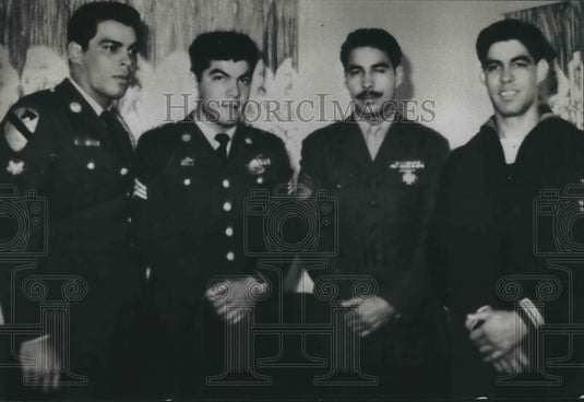 1991 Press Photo Richard, William, Benjamin, and Luis Bolanos, Milwaukee
