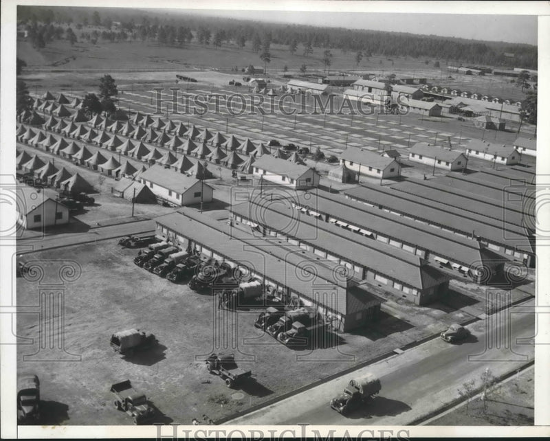 Load image into Gallery viewer, 1940 Press Photo Aerial view of Camp Beauregard, Louisiana - mjm01579
