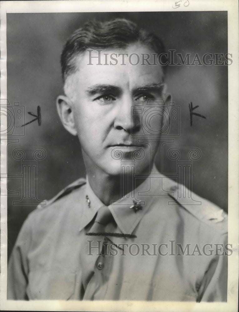 1943 Press Photo Brigadier General William H. Wilbur - mjm02405