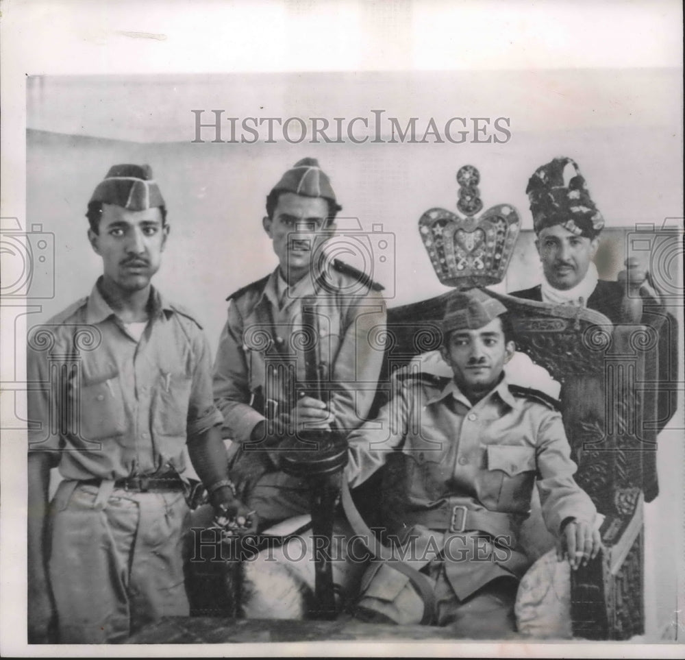 1962 Press Photo Ta&#39;izz, Yemen - Army Soldiers After Zeizing Power - mjm03840- Historic Images