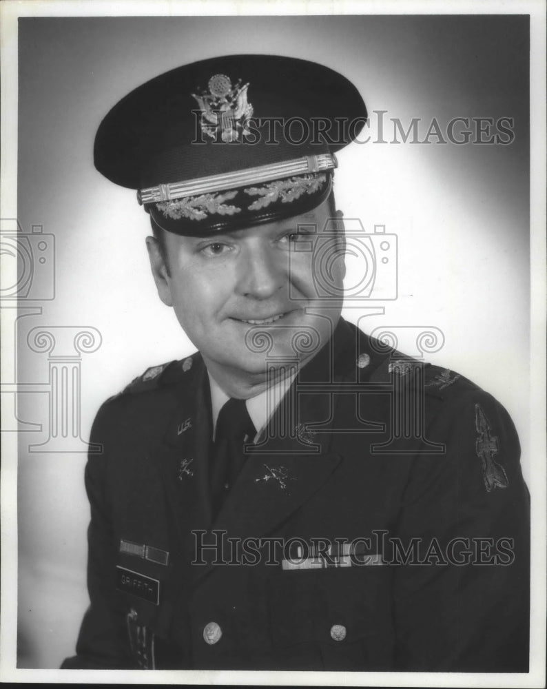 1977 Press Photo Wisconsin National Guard - Colonel O. Dan Griffith, Madison