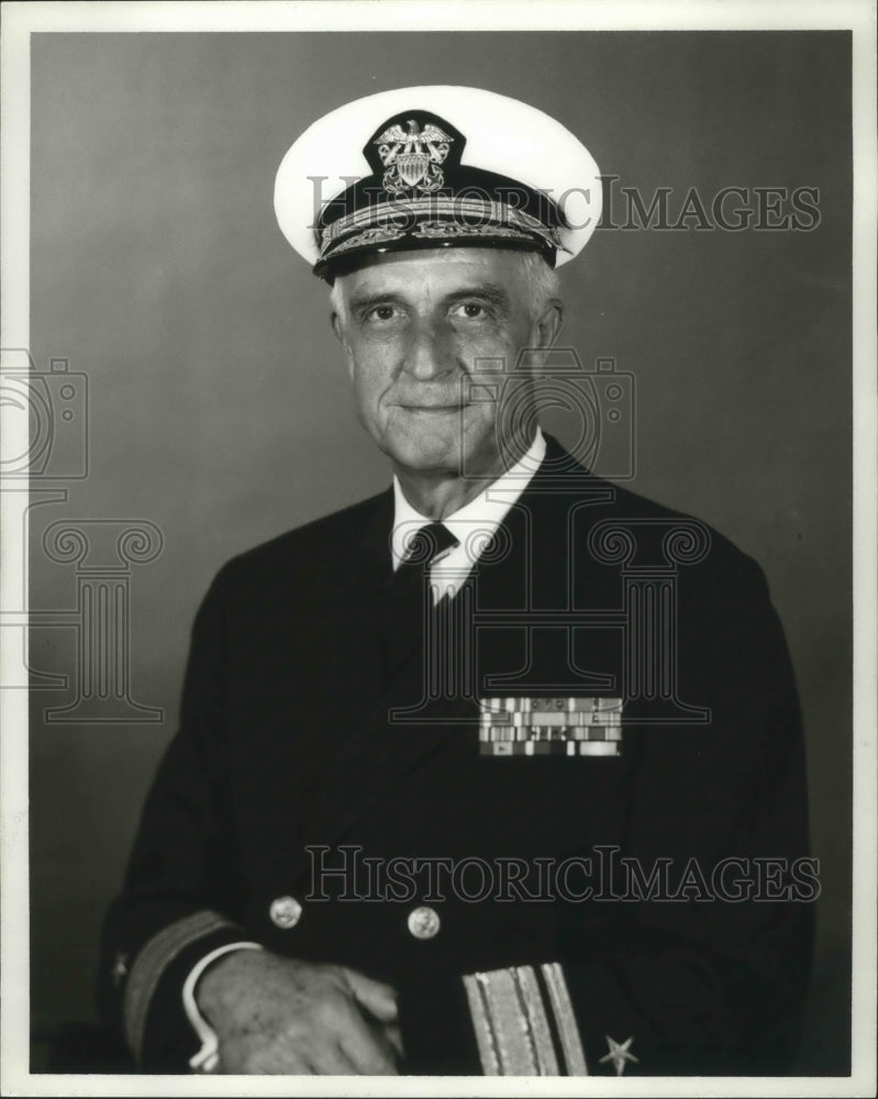 1967 Press Photo Rear Admiral Henry A. Renken, Commandant, Ninth Naval District- Historic Images