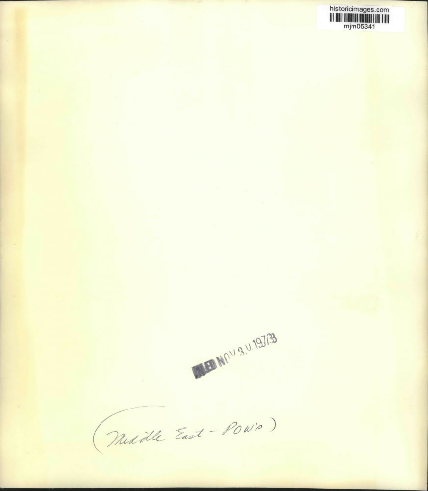 1973 Press Photo Israeli Prisoners of War Arrive in Tel Aviv from Egypt