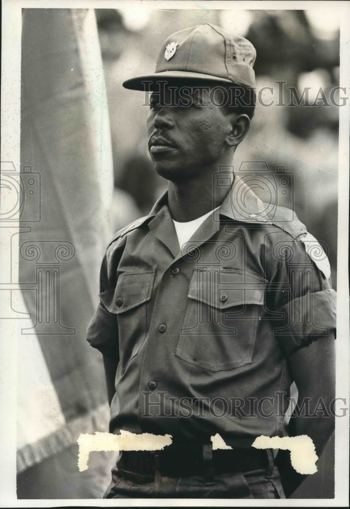 1977 Press Photo Lieutenant Colonel Mengistu Haile Mariam, Ethiopia - mjm05411