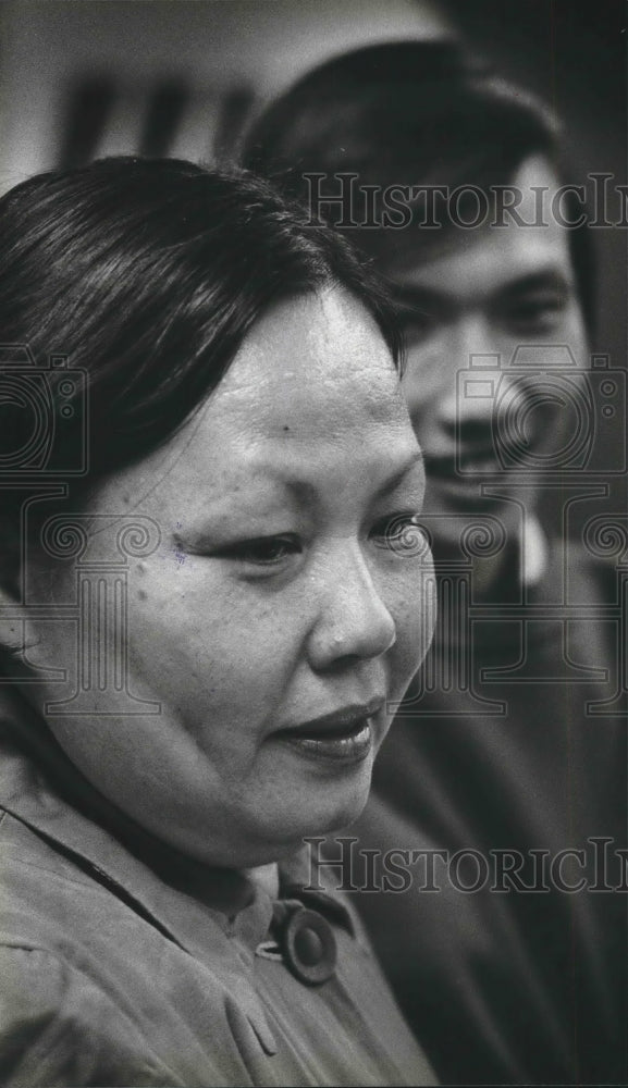 1978 Press Photo Vietnam War - Thi Anh Chung, Tuan Chung, Refugees - mjm05941