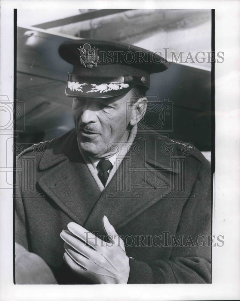 1961 Press Photo General Laurence S. Kuter, North American Air Defense Command