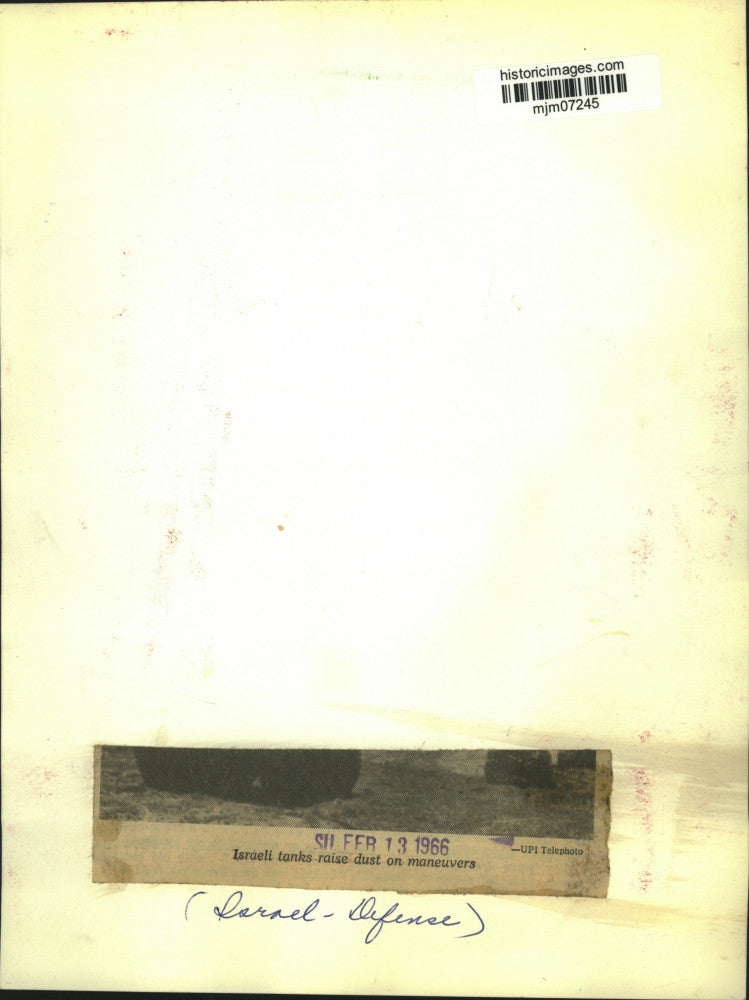 1966 Press Photo Israeli and Jordanian Soldiers in Maneuvers - mjm07245