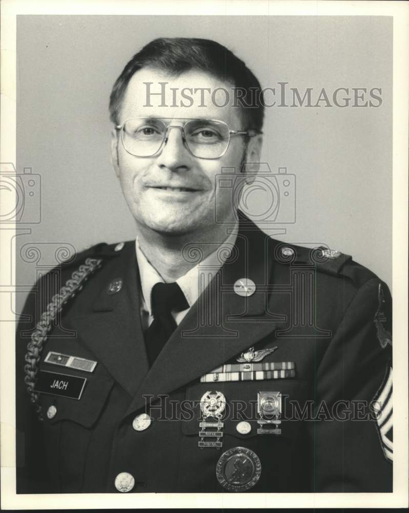 1976 Press Photo Wisconsin Army National Guard - Kenneth G. Jach - mjm07250