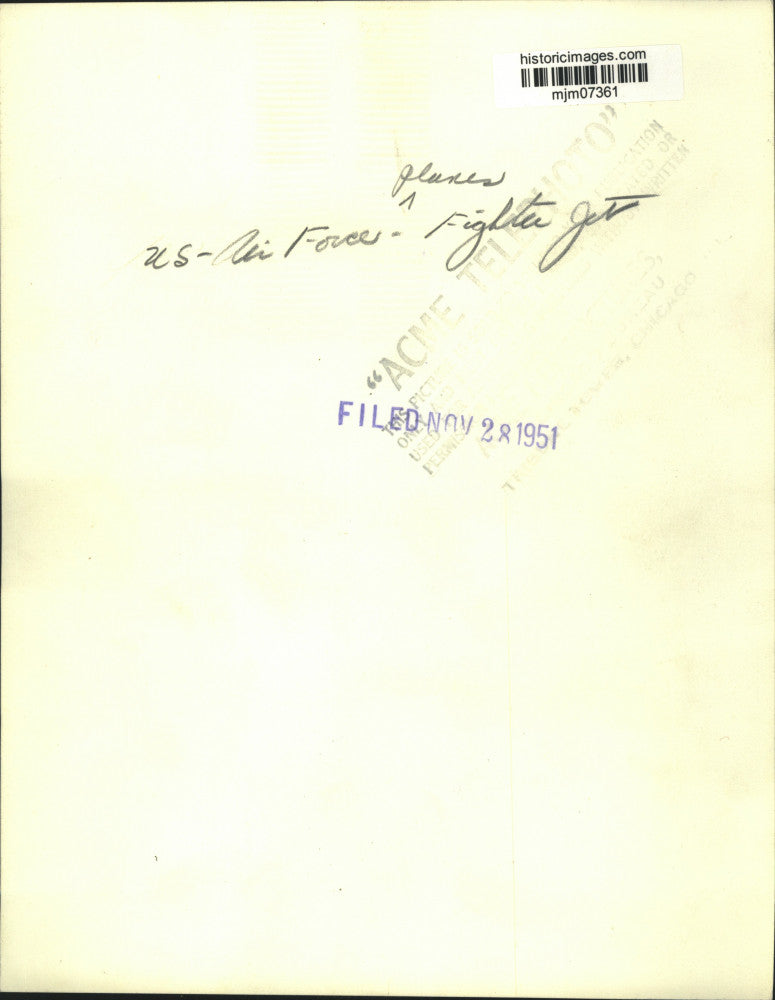 1951 Press Photo Air Force Scorpion F-89 Jet at Hawthorne, California