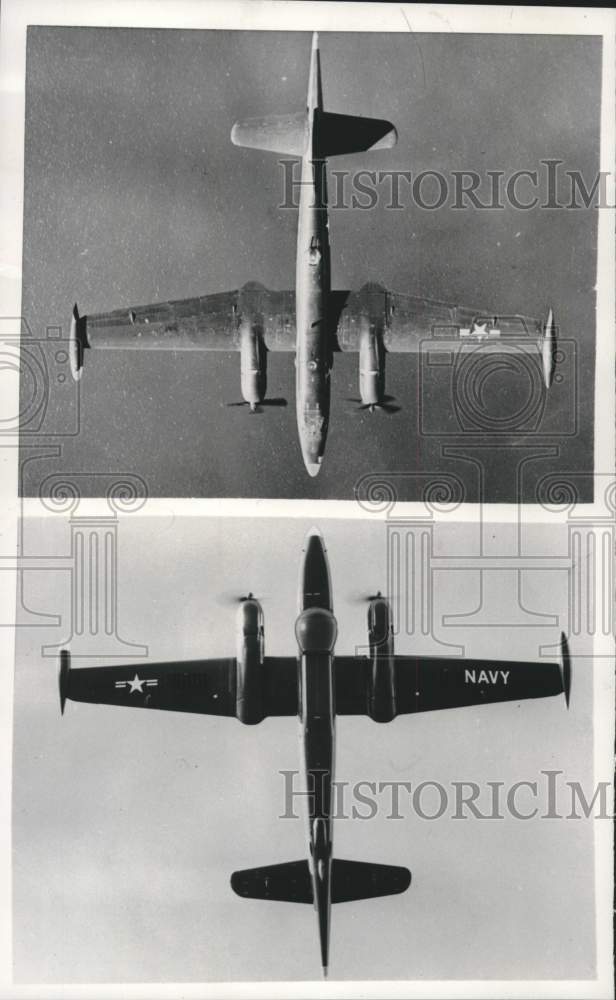 1954 Press Photo Lockheed P2V Neptune, United States Navy Plane - mjm07377