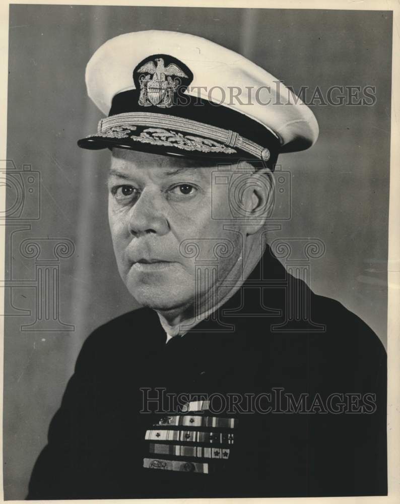 1953 Press Photo Francis P. Old, Retired Vice-Admiral, Illinois - mjm07511