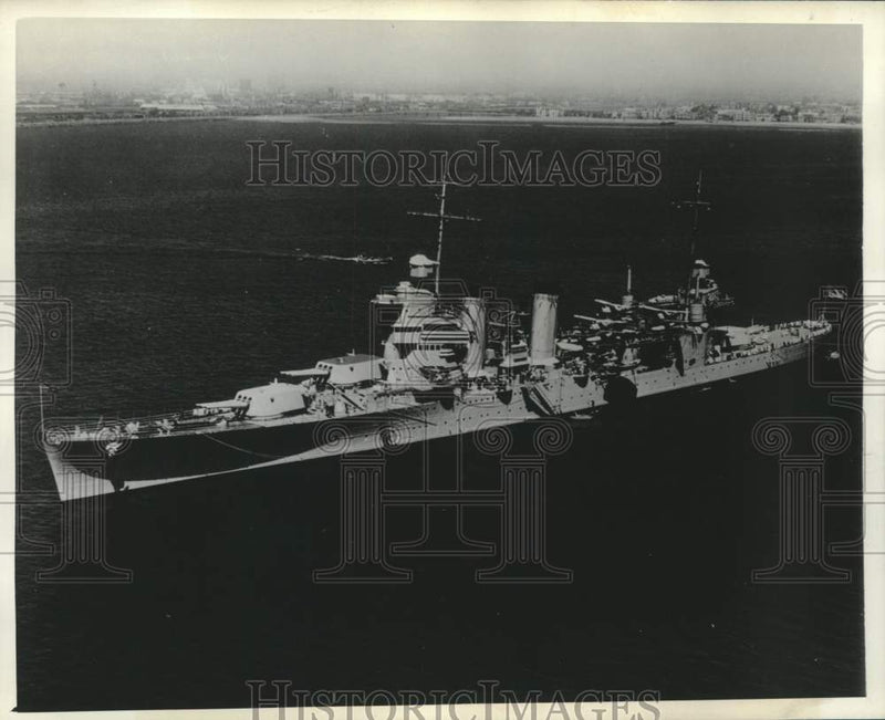 Load image into Gallery viewer, 1942 Press Photo US Cruiser Astoria, carried AMB Hiroshi Saito, home to Japan
