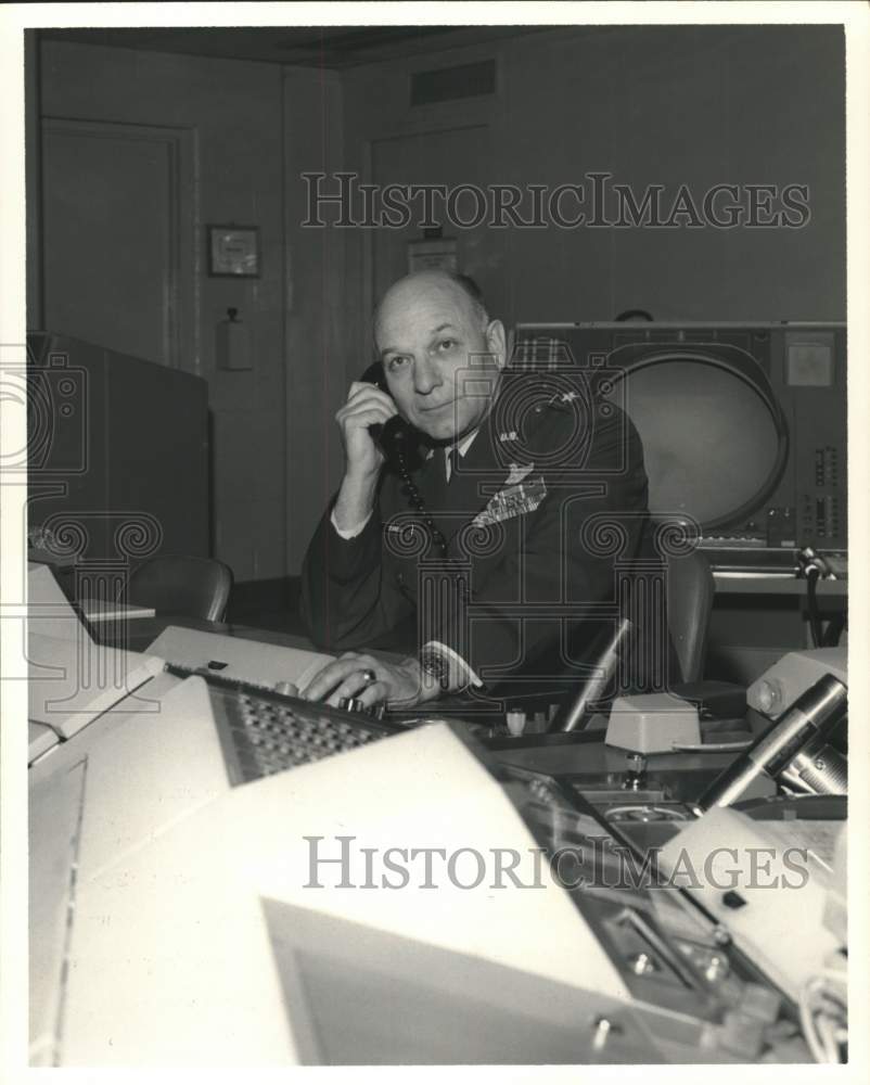 1966 Press Photo Major General Frederick R. Terrell Turns over Command of NORAD