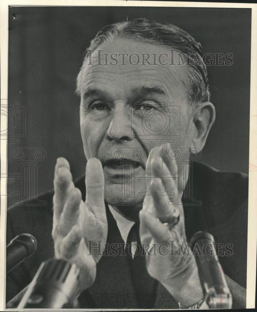 1966 Press Photo General Maxwell D. Taylor - mjm08773