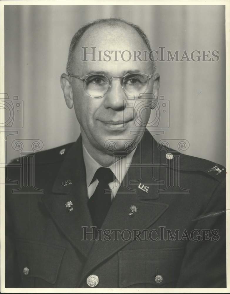 1959 Press Photo Colonel Samuel Smellow, Deputy Commander, US Army, Illinois
