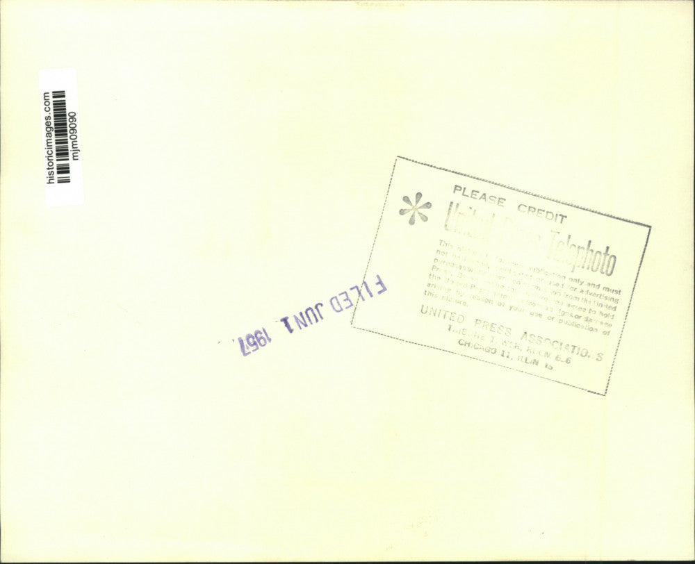 1957 Press Photo Wreaths Placed, Tomb of the Unknown Soldier, Arlington Cemetery