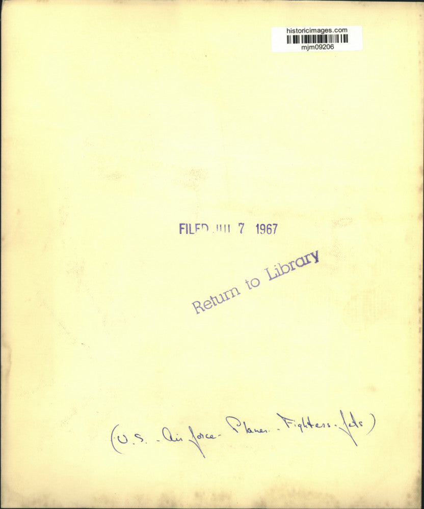 1967 Press Photo USAF Cessna A-37 Dragonfly Close Air Support Plane in Flight