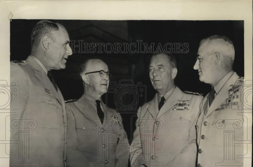 1953 Press Photo Four of President's candidates for top military posts, senate