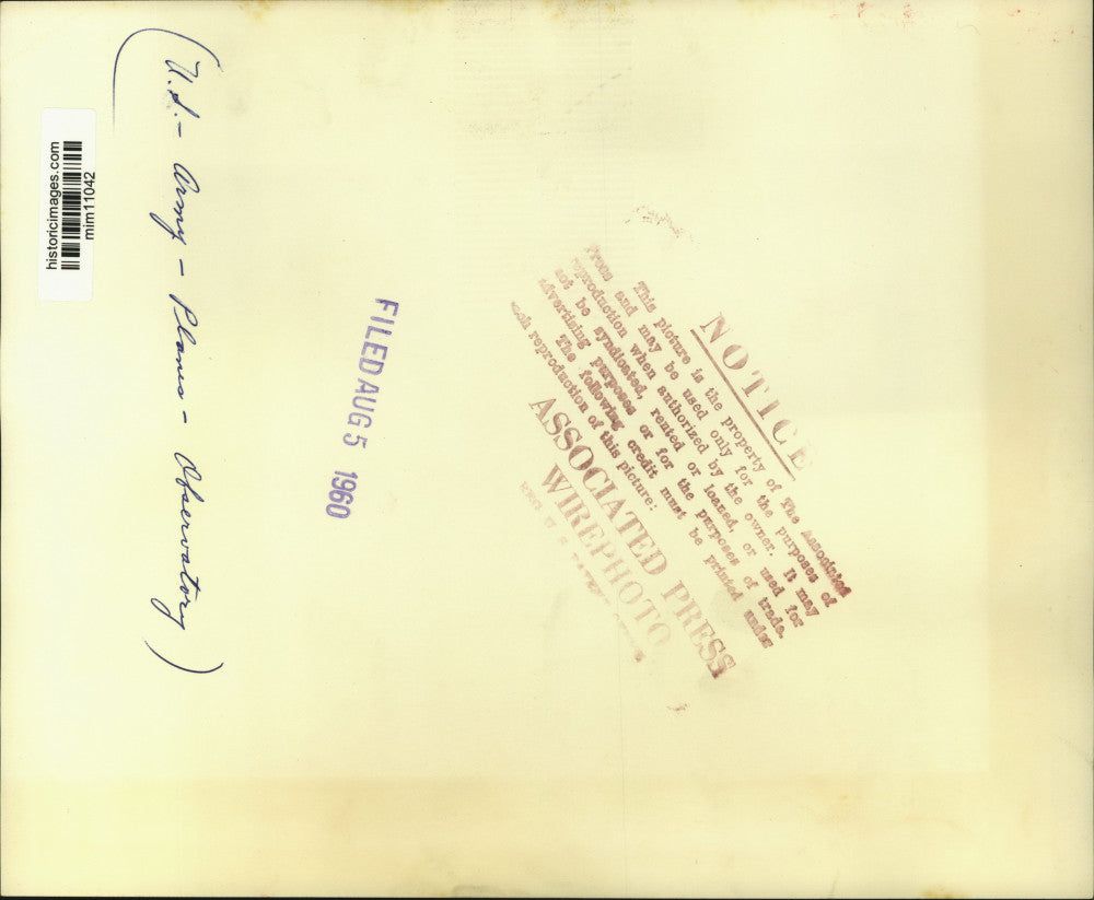 1960 Press Photo U.S. Army's An-USD-5 on display at Fort Myer, Virginia