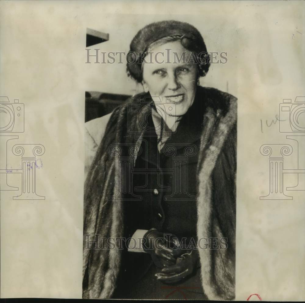 1950 Press Photo Mrs. James A. Van Fleet, wife of General Van Fleet - mjm11777