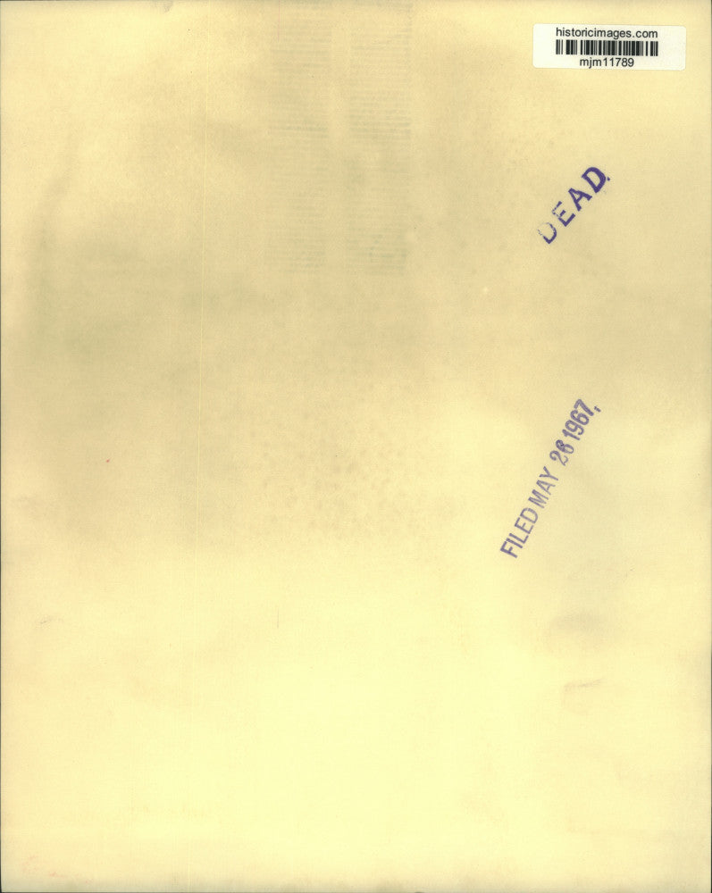 1967 Press Photo Lt Gen Arthur Trudeau Senate Testimony, Vietnam Demonstrations