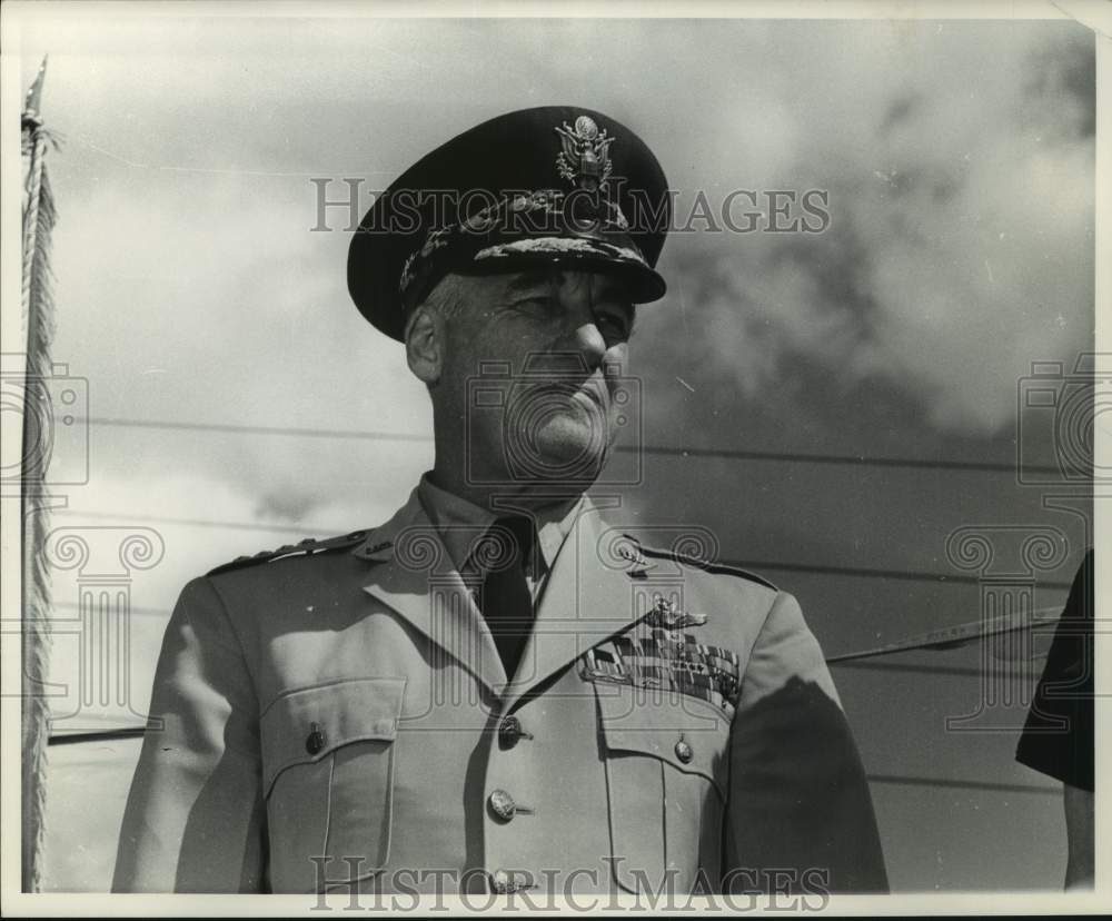 1960 Press Photo Portrait of General Nathan Twining, chairman of US joint chiefs