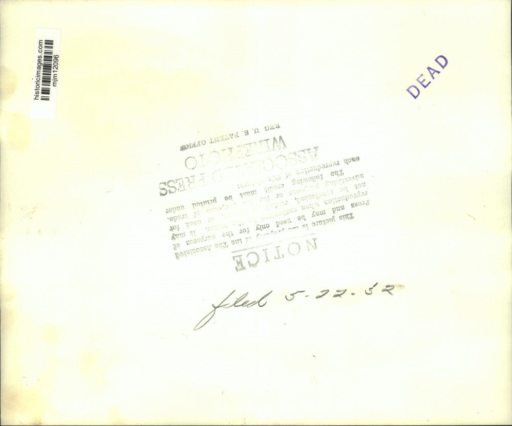 1952 Press Photo Generals Matthew Ridgway and Omar Bradley, with Robert Lovett