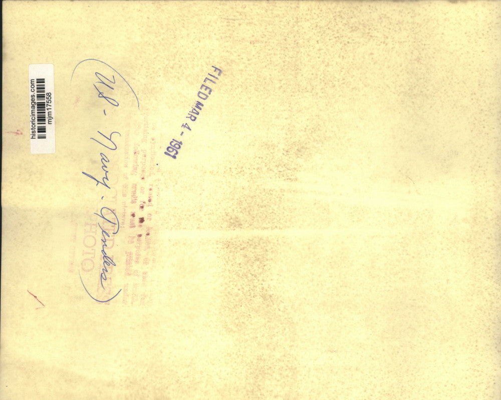 1961 Press Photo US Navy tender Proteus arrives in Holy Loch, Scotland.