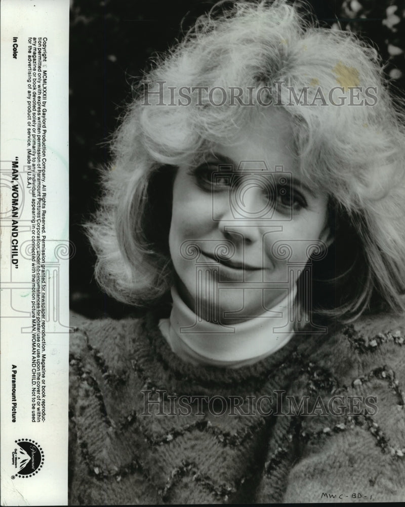 1983 Press Photo Blythe Danner stars in the movie &quot;Man, Woman and Child&quot;- Historic Images