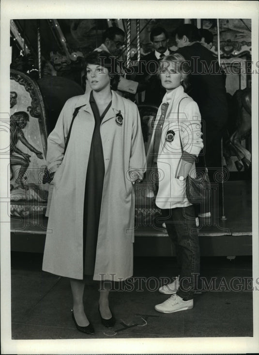 1986 Press Photo Tyne Daly and Sharon Gless in "Cagney & Lacey" - mjp00178- Historic Images