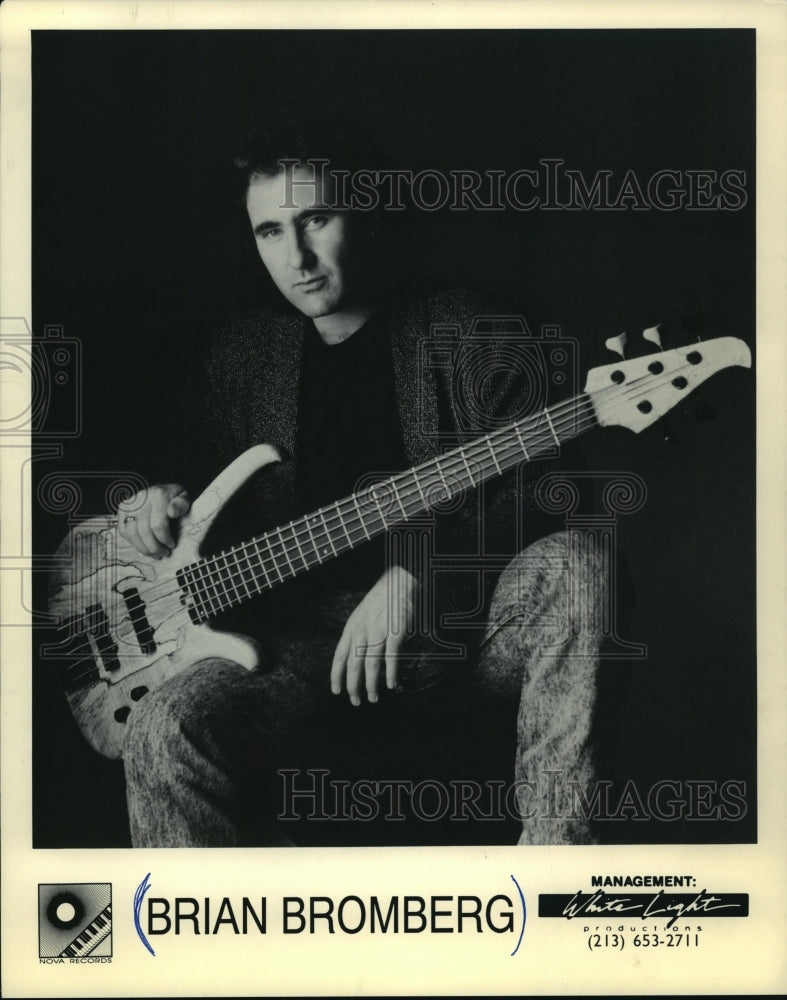 1992 Press Photo Brian Bromberg, bassist - mjp00204- Historic Images