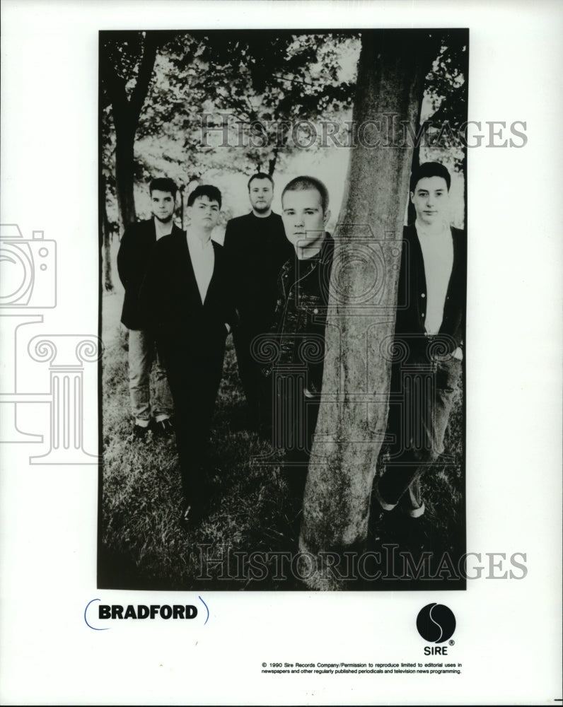 1990 Press Photo Bradford Band - mjp00294- Historic Images