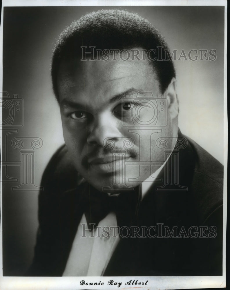 1989 Press Photo Donnie Ray Albert, entertainer - mjp00336- Historic Images