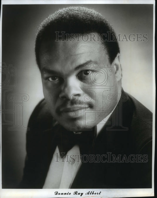 1989 Press Photo Donnie Ray Albert, entertainer - mjp00336- Historic Images