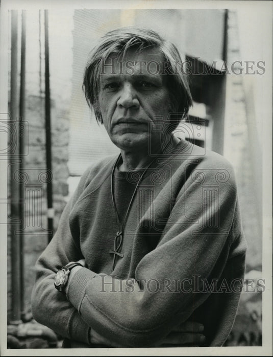 1975 Press Photo Neville Brand in "Kojak" - mjp00405- Historic Images