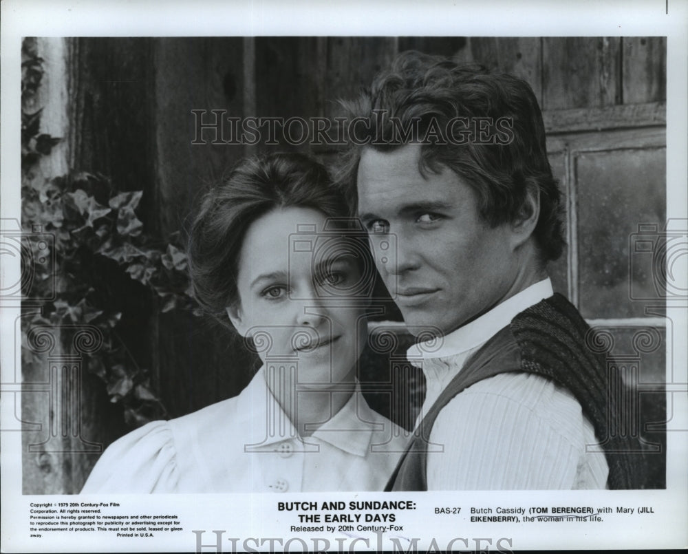 1979 Press Photo Tom Berenger &amp; Jill Eikenberry in Butch &amp; Sundance Early Days- Historic Images