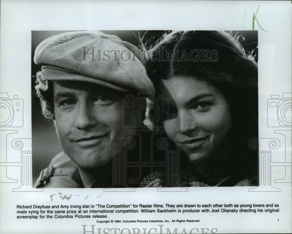 1980 Press Photo Richard Dreyfuss & Amy Irving in The Competition - mjp00790- Historic Images