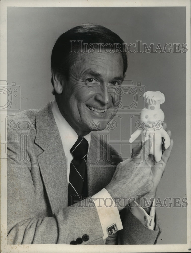 1978 Press Photo Bob Barker with Pillsbury Dough Boy - mjp00868- Historic Images