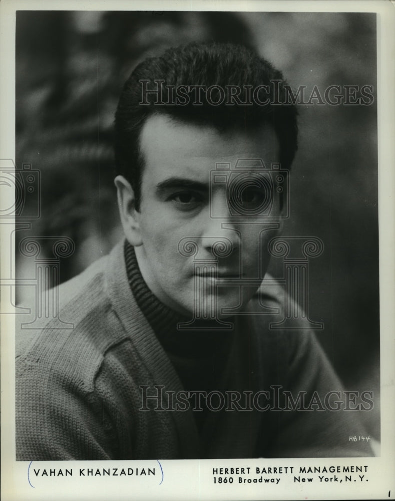 1975 Press Photo Vahan Khanzadian, tenor - mjp00940