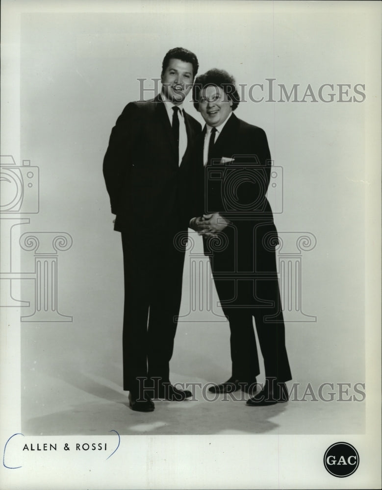 1969 Press Photo Allen &amp; Rossi, comedy duo - mjp01120- Historic Images