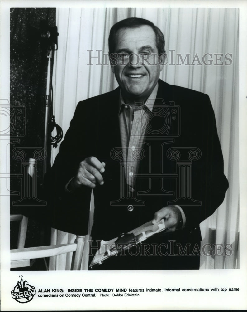 1998 Press Photo Alan King, comedian - mjp01140- Historic Images