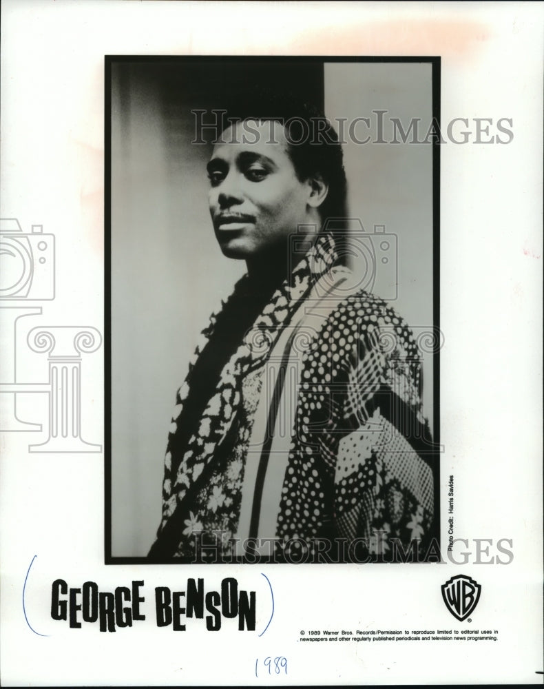 1989 Press Photo George Benson, musician - mjp01314- Historic Images