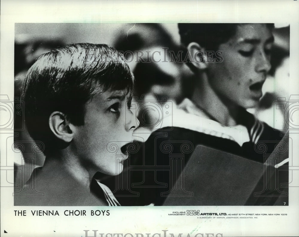 1986 Press Photo The Vienna Choir Boys - mjp01592- Historic Images