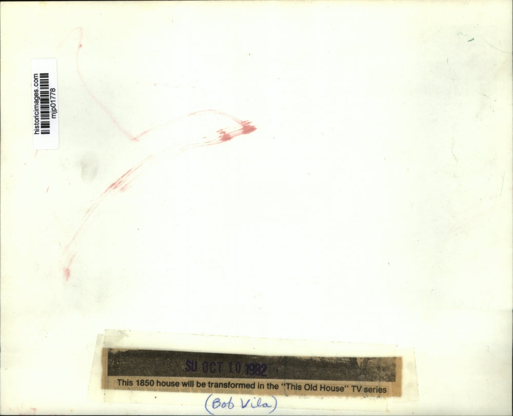 1982 Press Photo 1850 house featured in "This Old House" TV series - mjp01778