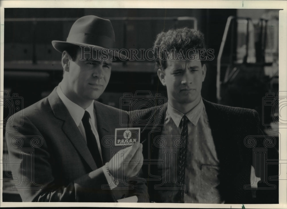 1988 Press Photo Dan Aykroyd and Tom Hanks star in &quot;Dragnet&quot; - mjp01824- Historic Images